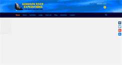 Desktop Screenshot of gunnisonriverexpeditions.com
